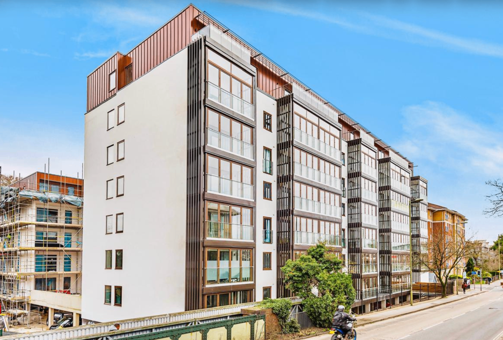 Surrey acquisition, residential block exterior