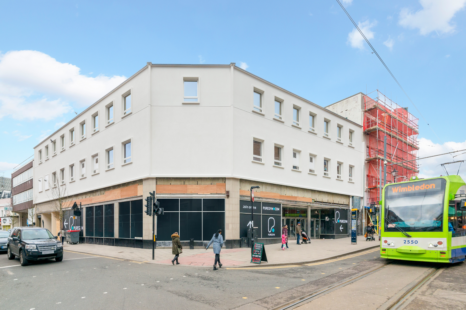 Crown Hill, Croydon, corner mixed-use development
